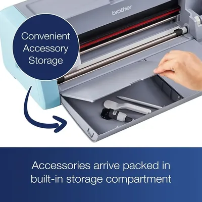 ScanNCut SDX125E Electronic DIY Cutting Machine with Scanner, Make Custom Stickers, Vinyl Wall Art,