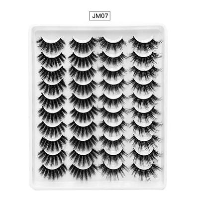 Eyelash Extensions 40 pcs Waterproof Professional Women Volumized Extra Long Cosplay Animal wool eyelash Wedding Party Halloween Full Strip Lashes Crisscross Thick - Makeup Daily Makeup Halloween