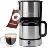 Coffee Maker with Insulated Jug for 8-10 Cups of Coffee (about 1.2 l) Stainless Steel Drip Coffee