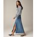 Classic Denim Maxi Skirt