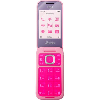 HMD Klapphandy "Barbie Phone", rosa, B:5,5cm H:10,8cm T:1,89cm, Mobiltelefone Image