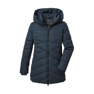 Steppjacke "GW 16 WMN QLTD JCKT", Damen, Gr. 46, blau (dunkelblau), Oberstoff: 100% Polyester, Futter: 100% Polyester (recycelt), Wattierung: 100% Polyester, G.I.G.A. DX BY KILLTEC, sportlich, Jacken, Modische, wasserabweisende Damenjacke mit... Image