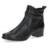Stiefelette CAPRICE, Damen, Gr. 40,5, schwarz, Nappaleder, klassisch, Schuhe, Blockabsatz, Ankleboots, Komortschuh in Weite H (= sehr weit)