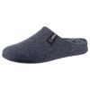 Pantoffel VERBENAS "Eagle", Herren, Gr. 44, blau (dunkelblau), Filz, meliert, casual, Schuhe, Clog, Homeslipper, Hausschuh zum Schlupfen