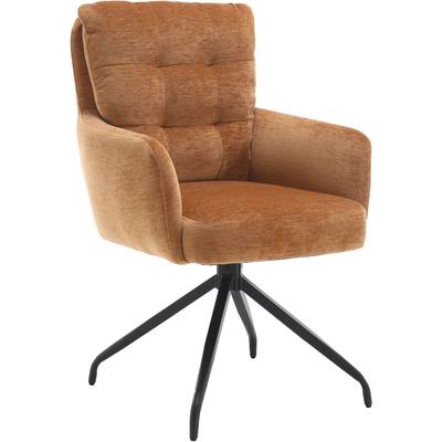 Esszimmerstuhl HOME AFFAIRE "Sant Tropez", gelb (curry, schwarz), B:60cm H:92cm T:67cm, Stühle Image