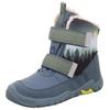 Winterstiefel SUPERFIT "TRACE WMS: mittel", Kinder, Gr. 29, blau (blau kombiniert), Textil, sportlich, Schuhe, Barfußschuh, Klettstiefel, Winterschuh mit Digital Druck