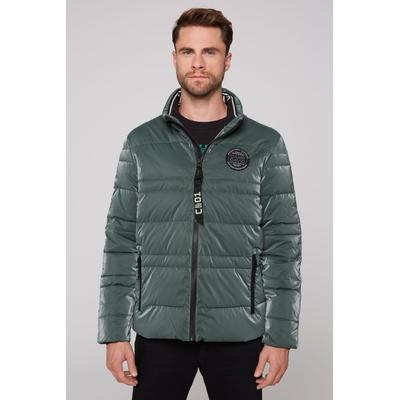 Steppjacke CAMP DAVID Gr. L, grün (khale green) Herren Jacken mit Windbreaker-Bündchen