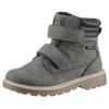 Winterboots KIDSWORLD "Corner V", Kinder, Gr. 30, grau, Lederimitat, casual, Schuhe, Klettstiefel, Winterstiefel mit wasserabweisender TEX-Ausstattung