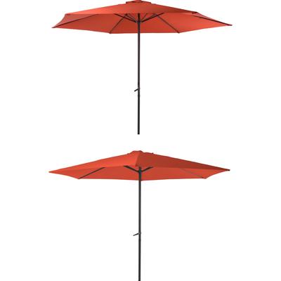 Sonnenschirm GARDEN PLEASURE, orange (terrakotta), Bezug: 100% Polyester, Standschirme, Ø 300 cm, terracotta
