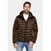 Steppjacke NEW CANADIAN, Herren, Gr. 27, braun, 100% Polyamid, unifarben, casual, normal, ohne Ausschnitt, Langarm, Jacken, mit vielen Taschen