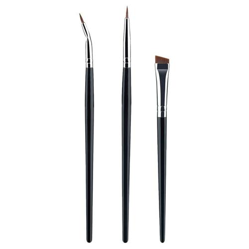 Technique Pro - High Precision Eye Makeup Brushes Eyelinerpinsel 3 ct Schwarz