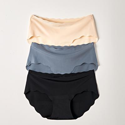 Nahtlos-Slip haut + taubenblau + schwarz 3er-Set Image