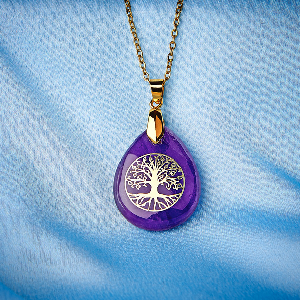Lebensbaum-Kette " Amethyst" Image