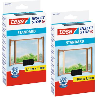 Insect Stop standard Fliegengitter für Fenster - Insektenschutz zuschneidbar - Mückenschutz ohne Image