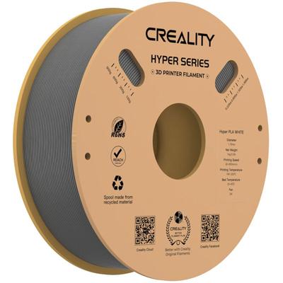 Creality Hyper pla 3D-Druckfilament 1,75 mm/1 kg unterstützt 600 mm/s Druckgeschwindigkeit, Grau