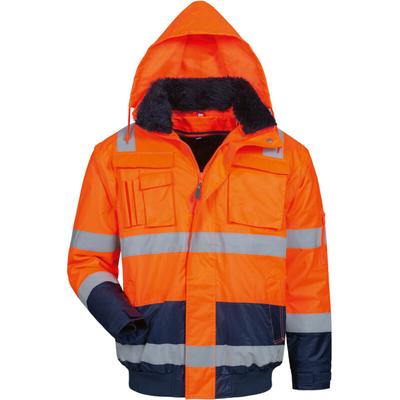 Elysee - oliver Warnschutz Pilotjacke Orange/Marine ®, iso 20471, EN343 Gr.XXL