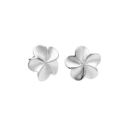 Nenalina - Nenalina Ohrringe Ohrstecker Blume Floral Verspielt 925 Silber 1 ct Damen