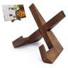 Support Assiette Decorative, Porte Assiette, Support Assiette en Bois, Presentoir Livre Cadre Photo