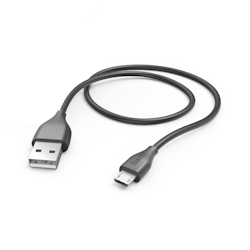 Hama 00201586 USB Kabel 1,5 m USB 2.0 Micro-USB A USB A Schwarz Image