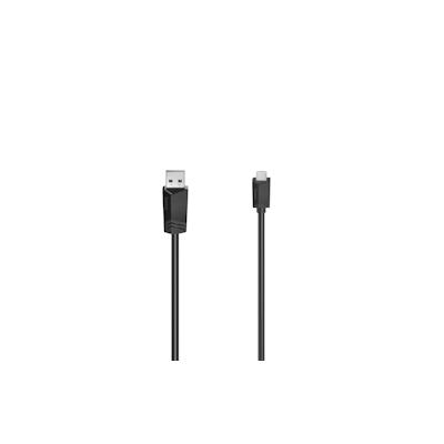 Hama 00200607 USB Kabel 0,75 m USB 2.0 Micro-USB A USB A Schwarz