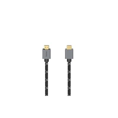 Hama 00200504 HDMI-Kabel 2 m HDMI Typ A (Standard) Schwarz, Grau