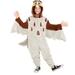 Disney Costumes | Disney Winnie The Pooh Owl Costume Zip Up Hoodie Jumpsuit Size L Nwt | Color: Brown/Cream | Size: L