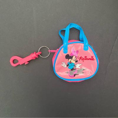 Disney Bags | Disney Minnie Mouse Keychain Bag Rare Accessory Vintage Disneyana | Color: Blue/Pink | Size: Os