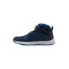 Sneaker JACK WOLFSKIN "WOODLAND 2 TEXAPORE MID VC K", Kinder, Gr. UK 3,5 - EU 36, Normalschaft, blau (night, blau), Hauptmaterial: Synthetic ; ;Second Material: Textile; Futter: Texapore Core ;Sole: Rubber / EVA; 100% Rubber/ EVA, Schuhe