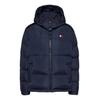 Steppjacke TOMMY JEANS CURVE "TJW ALASKA PUFFER EXT", Damen, Gr. XXL (44), blau (schwarz night navy), Web, Obermaterial: 100% Polyester. Futter: 100% Polyester, unifarben, casual, Jacken, Große Größen