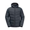 "Daunenjacke JACK WOLFSKIN ""COLONIUS JKT M"" Gr. L (52), blau (dark, navy) Herren Jacken"