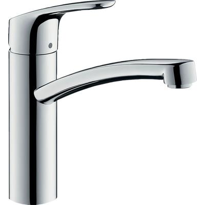 Küchenarmatur HANSGROHE "Focus M41", silber (chrom), H:229cm T:24,6cm, Armaturen, 160 1 Strahlart