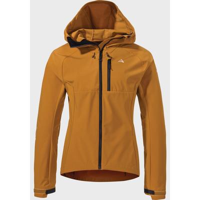 Outdoorjacke SCHÖFFEL "Bike Hybrid Jk Style Salza WMS" Gr. 44, gelb (5735 - gelb) Damen Jacken