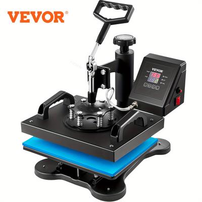 TEMU Vevor Heat Press, T Shirt Press Machine 12x10inch T-shirt Press Heat Press 30x23cm Printing Machine Heat Transfer For T-shirts