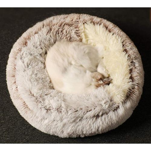 Flauschiger Katzenkorb, Anti-Stress, extra weich, beruhigendes Bett für Hunde, Sofa xl, bequem,