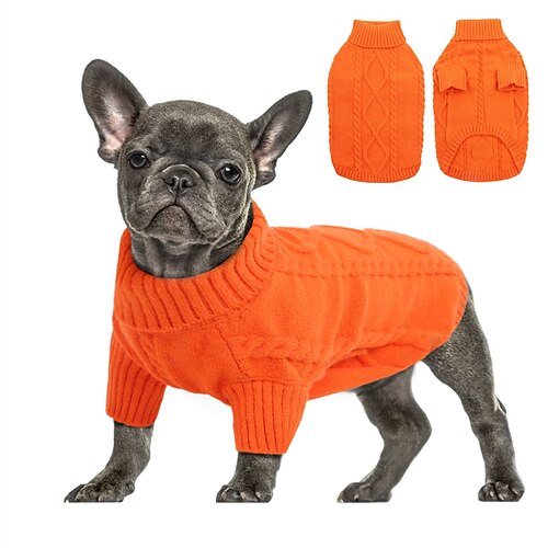 Hund Pullover Jumper Mode Winter Warm Mode Bequem Outdoor Alltagskleidung Hausbekleidung Hundebekleidung for Klein Mittelgroß Image