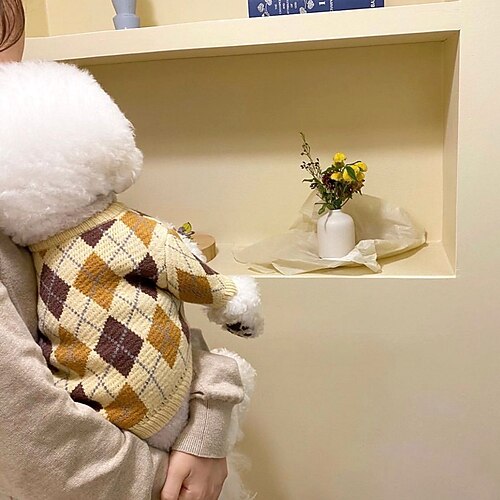 Hund Pullover Jumper Mode Winter Warm Mode Bequem Outdoor Alltagskleidung Hausbekleidung Hundebekleidung for Klein Image