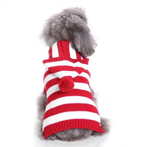 Hund Katze Pullover Jumper Mode Winter Warm Mode Bequem Outdoor Alltagskleidung Hausbekleidung Hundebekleidung for Klein Mittelgroß Image