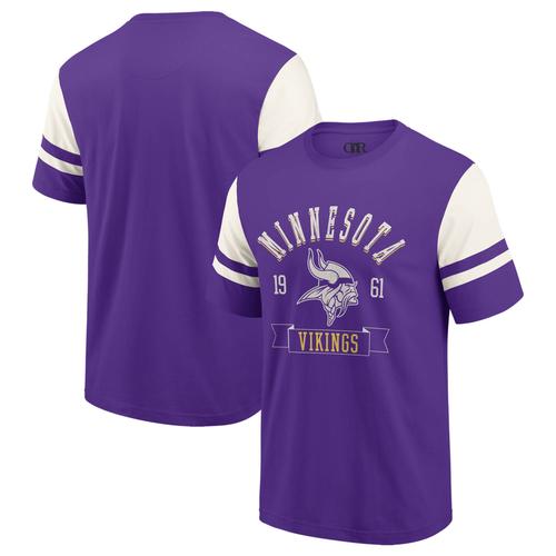 Lila Minnesota Vikings Football-T-Shirt für Herren aus der Darius Rucker-Kollektion von Fanatics