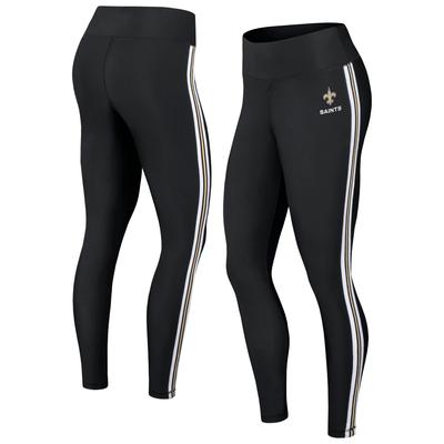 Damen WEAR von Erin Andrews Schwarze New Orleans Saints Farbblock-Leggings Image