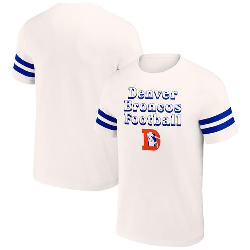 Cremefarbenes Vintage-T-Shirt der Denver Broncos aus der NFL x Darius Rucker-Kollektion von Fanatics für Herren