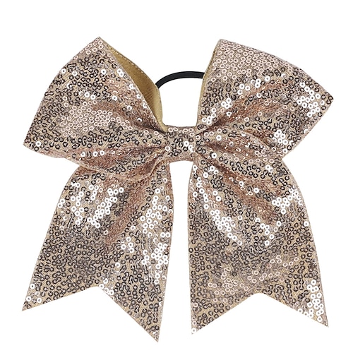 1 Stück Glitzer-Schleife, Clip, Pailletten, Bling-Party-Haar-Accessoires für Frauen, Teenager, Mädchen, Kinder Image