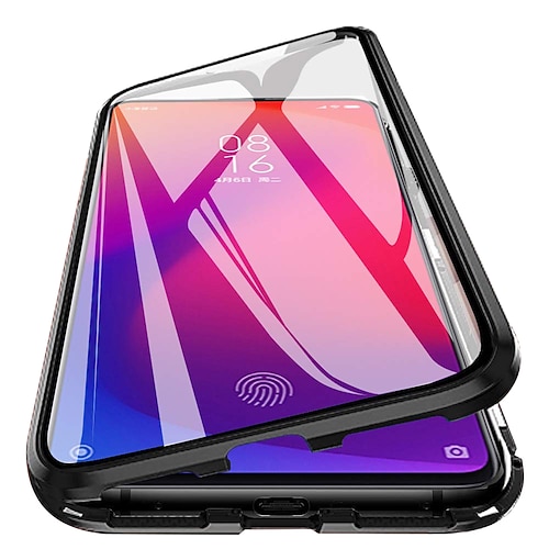 Handy Hülle Handyhüllen Für iPhone 17 Pro Max 17 Air 16 15 14 Pro Max Plus 13 12 11 Pro Max Magnetische Adsorption Vollschutz Beidseitig Stoßfest Gehärtetes Glas Metall Image