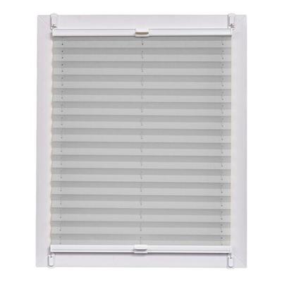 Büscher Sunlines Plissee »Crepe« Lichtschutz 60 cm breit grau, 60x150 cm