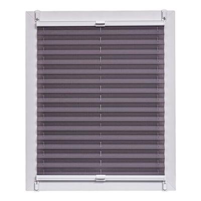 Büscher Sunlines Plissee »Crepe« Lichtschutz 65 cm breit grau, 65x150 cm