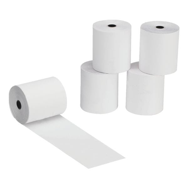 Franz Veit 5er-Pack Kassenrollen / Additionsrollen 76 mm / 25 m weiß, 7.6 cm