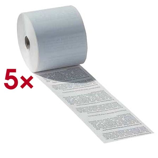Paylogics 5er-Pack Thermo-Kassenrollen 57 mm / 9 m weiß, 5.7 cm Image