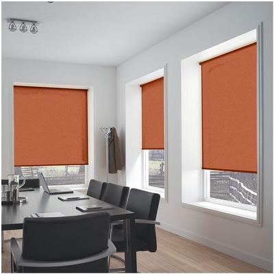 Büscher Sunlines Seitenzug-Rollo im Festmaß orange, 142x180 cm