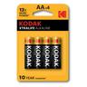 Pile alcaline xtralife, aa, blister de 4 (30952027) - Kodak