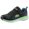 Sneaker SKECHERS "ULTRA GROOVE", Kinder, Gr. 29, blau (navy, schwarz), Textil, Synthetik, sportlich, Schuhe, mit Waterproof-Ausstattung, Freizeitschuh, Halbschuh, Schnürschuh