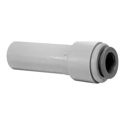 John Guest® PI061210S 3/8" x 5/16" Gray Acetal Push-To-Connect Stem Reducer